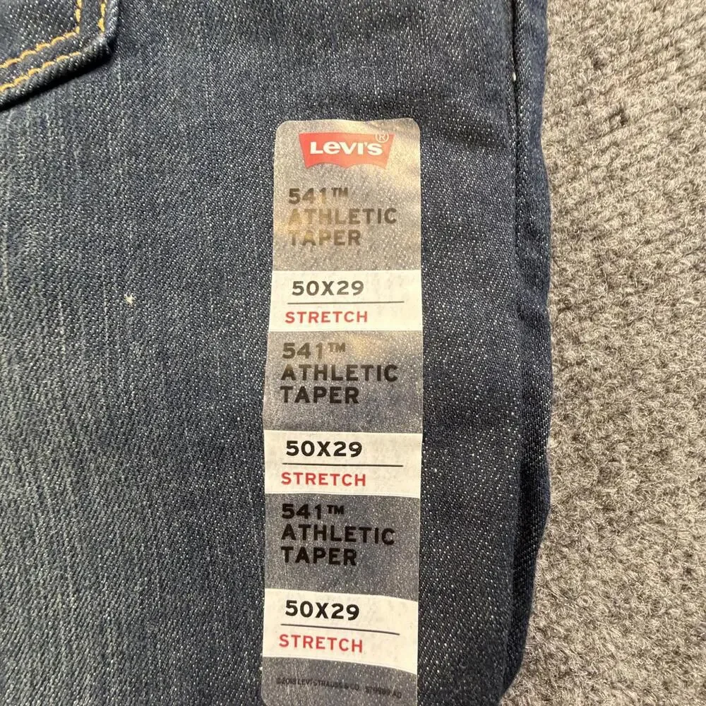 Levi's 541 Athletic Taper‎ Men's Jeans 50 x 29 #1178